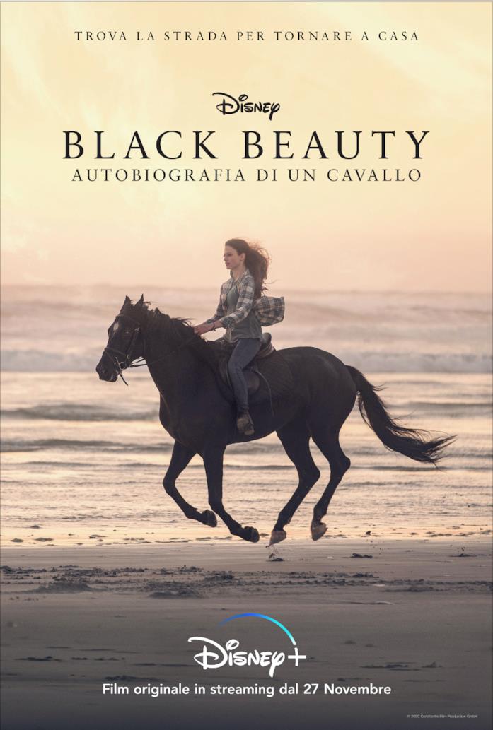 Il poster ufficiale di Black Beauty Black Beauty: Autobiografia di un cavallo arriva su Disney+