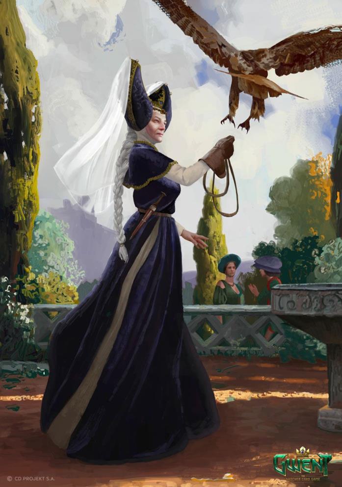 La regina Calanthe Calanthe nel Gwent