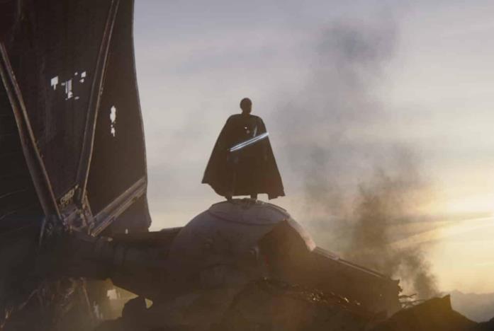Giancarlo Esposito in un scena di The Mandalorian