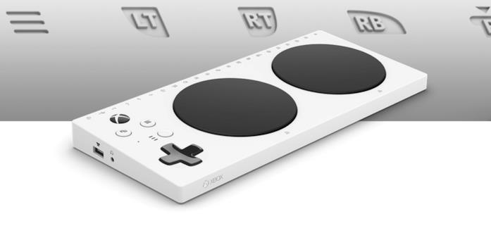 Immagine stampa dell'Xbox Adaptive Controller