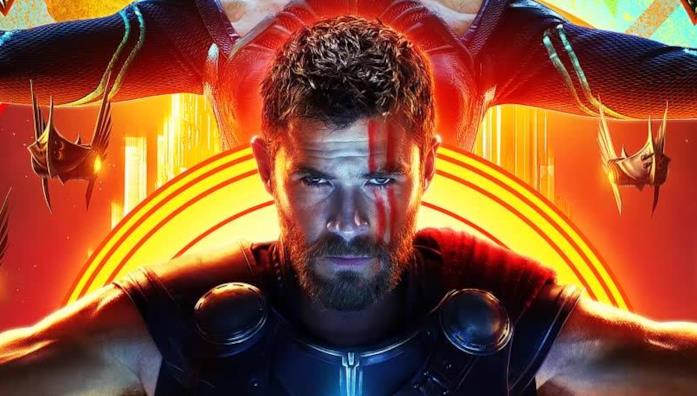 Chris Hemsworth nel poster di Thor: Ragnarok