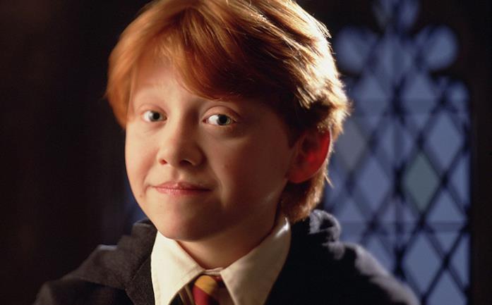 Il cast di Harry Potter Rupert Grint è Ron Weasley