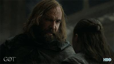 Game of Thrones: di chi erano gli occhi verdi che Arya avrebbe chiuso? Sandor e Arya si dicono addio