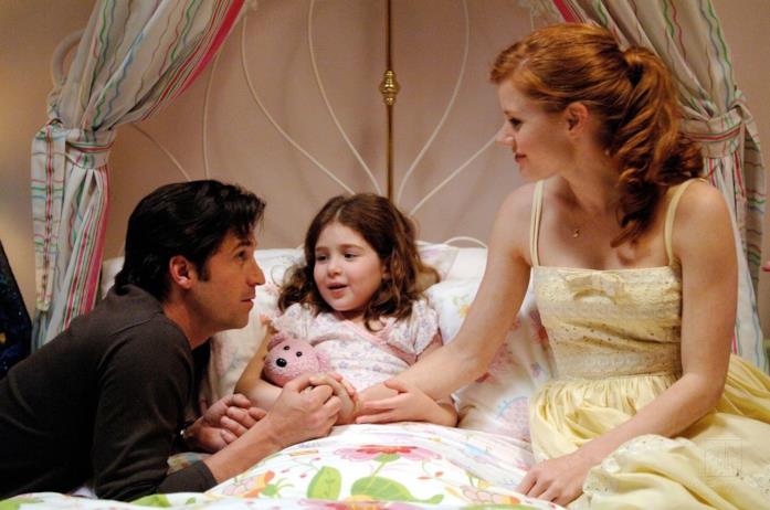 Robert, Morgan e Giselle in Come D'Incanto Una scena di Come D'Incanto