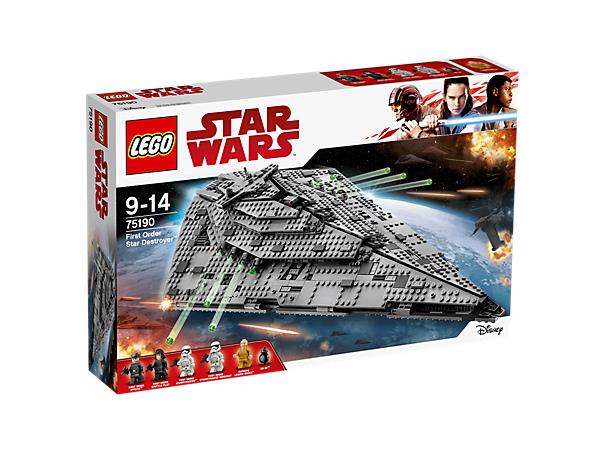Star Wars Lego Star Destroyer First Order Scatola dello Star Destroyer Lego