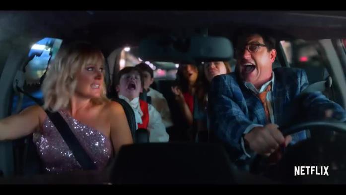 Una scena tratta dal film L'ultimo colpo di mamma La famiglia di Margot è la protagonista di una folle fuga in auto