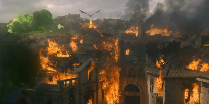 Drogon distrugge Approdo del Re