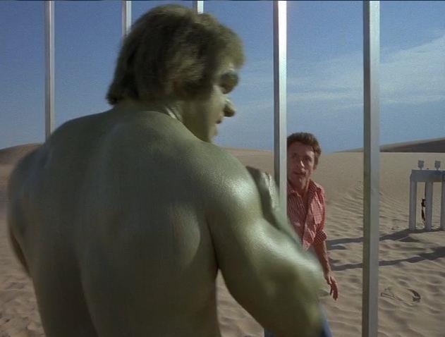 La storia di Hulk in live-action Hulk di Ferrigno con il Banner di Bixby