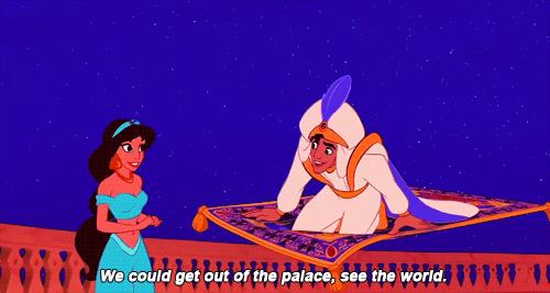 Una scena di Aladdin