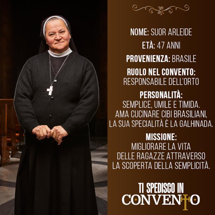 Ti spedisco in convento La scheda di Suor Arleide