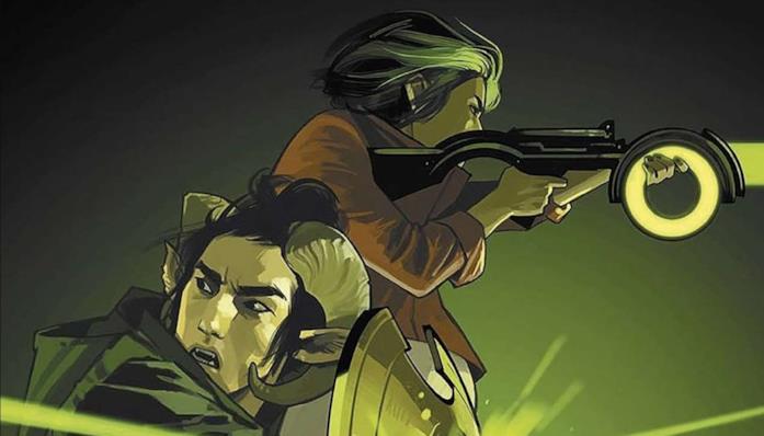 Saga di Brian Vaughan e Fiona Staples Una scena di Saga