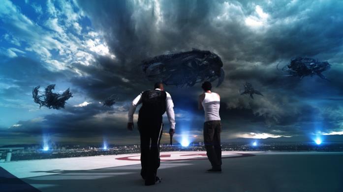 Una scena tratta da Skyline