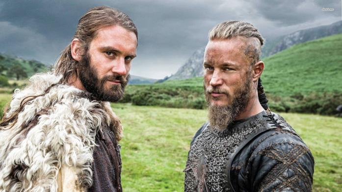 Rollo e Ragnar in Vikings Clive Standen e Travis Fimmell