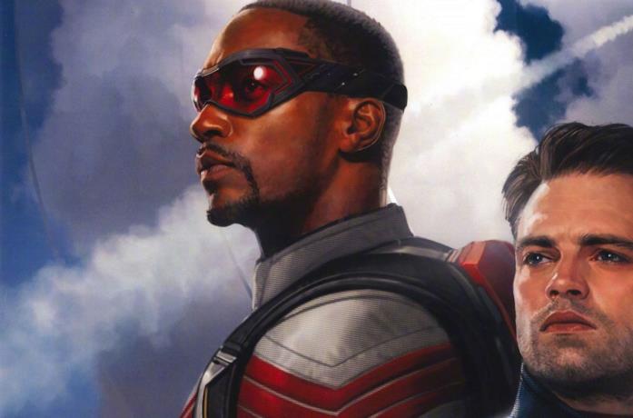 Falcon e Winter Soldier nel poster