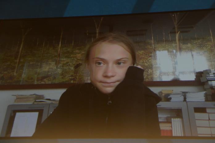 Greta Thunberg Greta Thunberg in diretta streaming