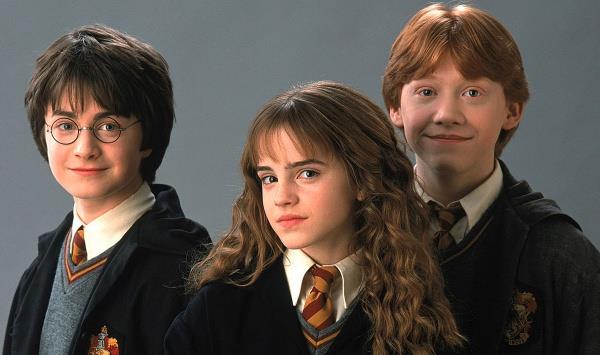 I protagonisti di Harry Potter in un'immagine promozionale