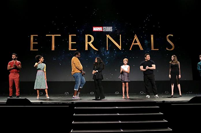 Il cast de Gli Eterni al D23 Expo 2019