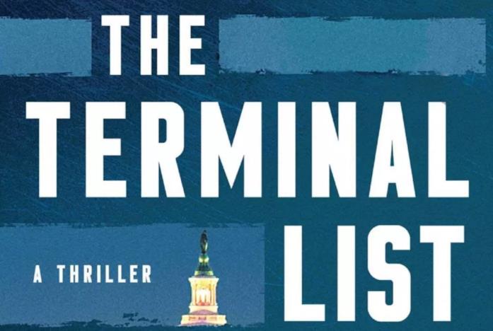 La cover blu con la scritta bianca del libro Terminal List