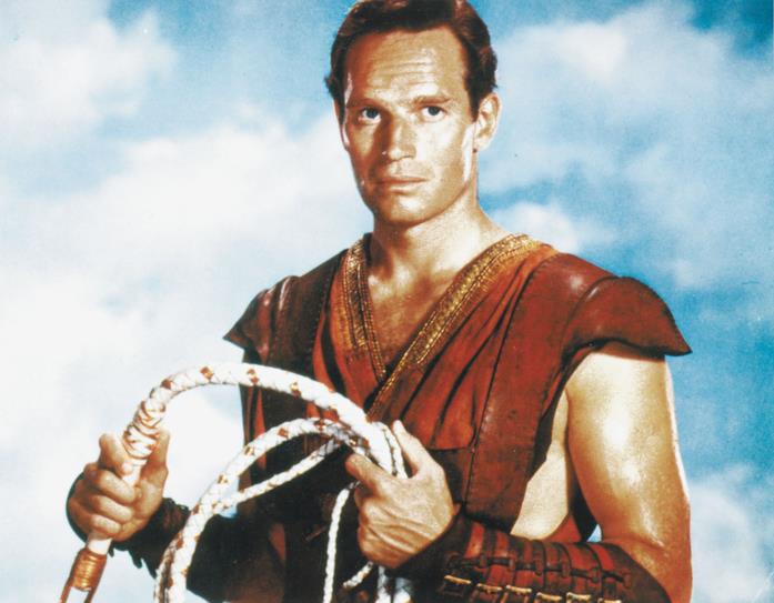 charlton heston nei panni di Ben Hur charlton heston nel film