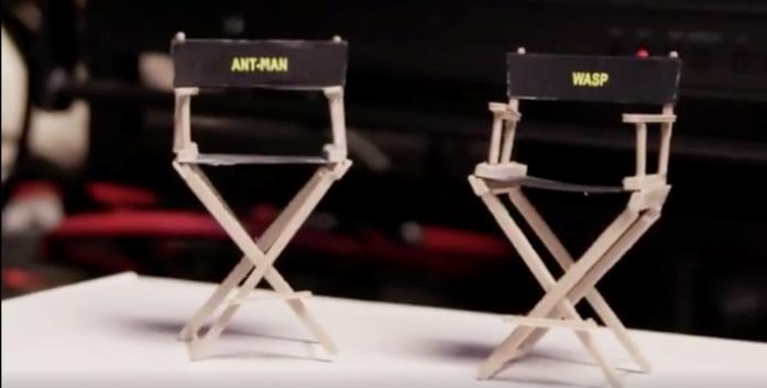 Le micro sedie dei protagonisti Le micro sedie dei protagonisti di Ant-Man and the Wasp