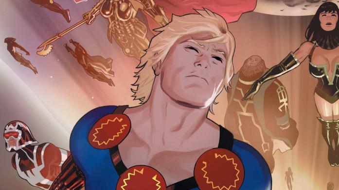 Ikaris e gli Eterni sono in qualche modo 'cugini' di Thanos Cover di Eternals #1 del 2008