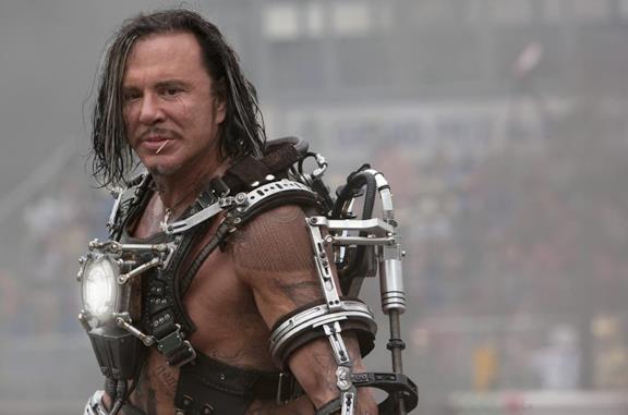 Un'immagine di Mickey Rourke in Iron Man 2