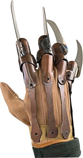 Rubie's mens Freddy Krueger Faux-Leather Costume Accessory Glove
