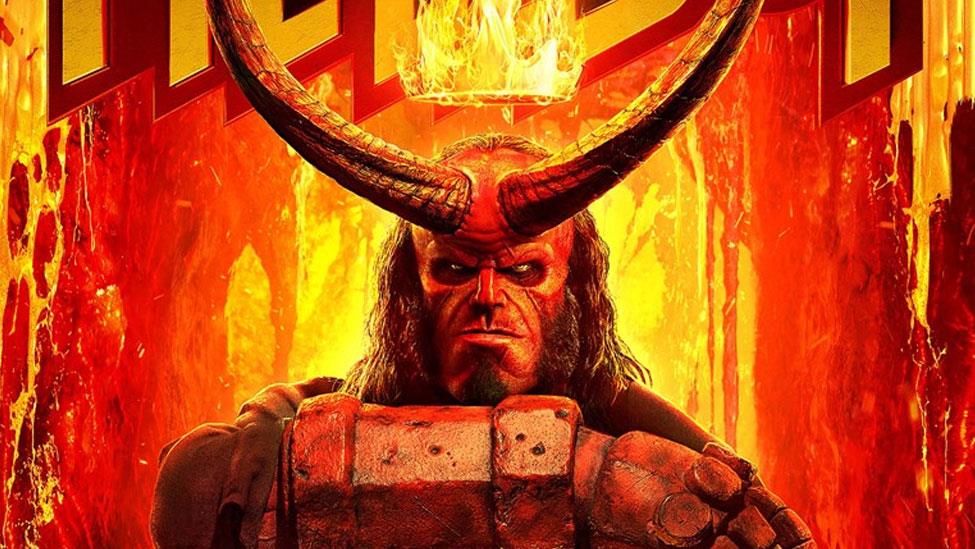 David Harbour nei panni di Hellboy