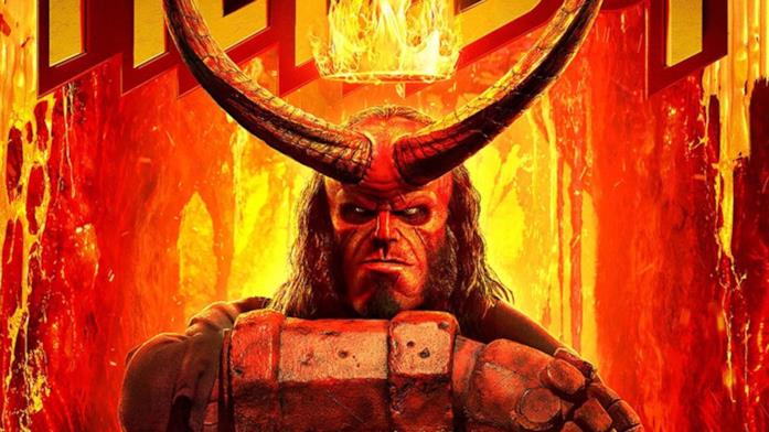 David Harbour nei panni di Hellboy