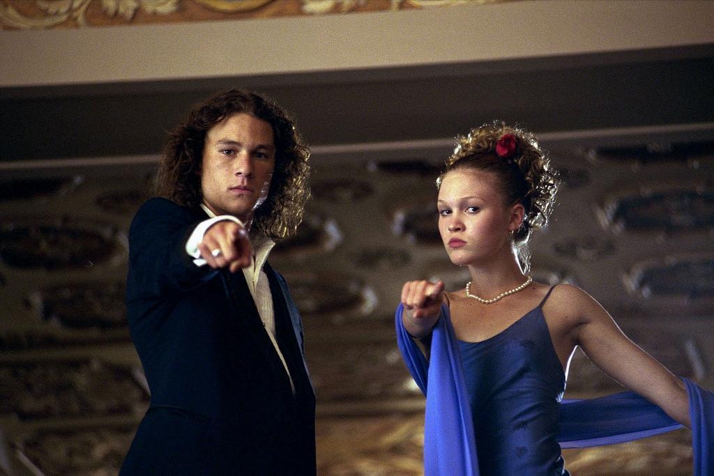 Heath Ledger e Julia Styles in 10 cose che odio di te