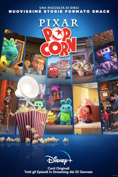 Poster Pixar Popcorn