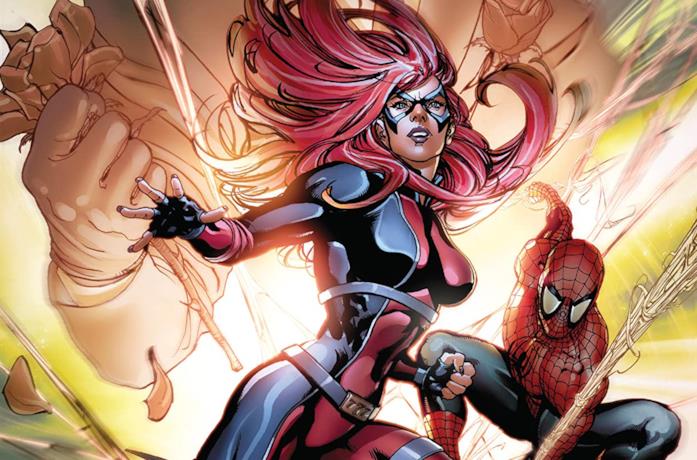 Dettaglio della cover di Spider-Man: Jackpot