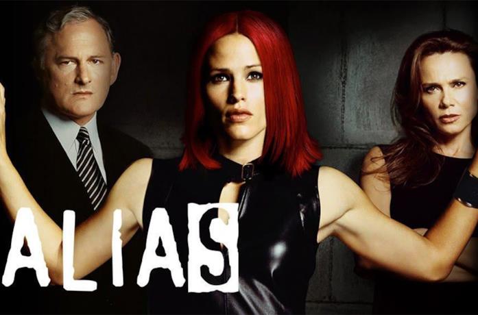 Alias, un poster promozionale della serie Alias