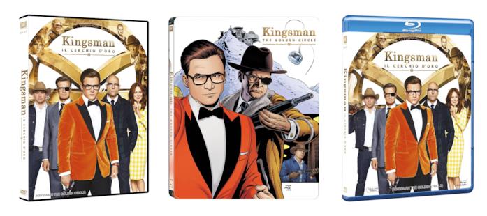 Kingsman: Il Cerchio d'Oro, le edizioni Home Video Le versioni Home Video per l'Italia di Kingsman: Il Cerchio d'Oro