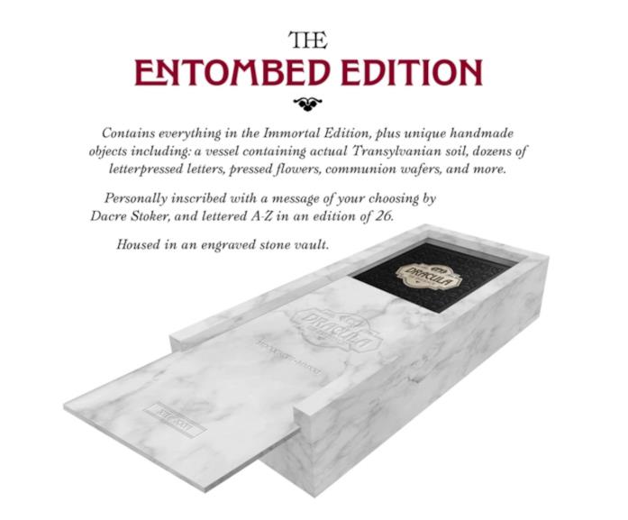 The entombed edition Dracula The entombed edition Dracula