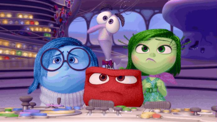 Le Emozioni di Inside Out I personaggi di Inside Out spaventati