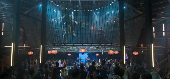 Il combattimento nel trailer di Shang-Chi Abominio e Wong si affrontano