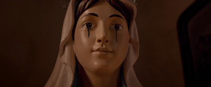 Il sacro male, il film horror tratto da Shrine di James Herbert Una scena del film Il sacro male