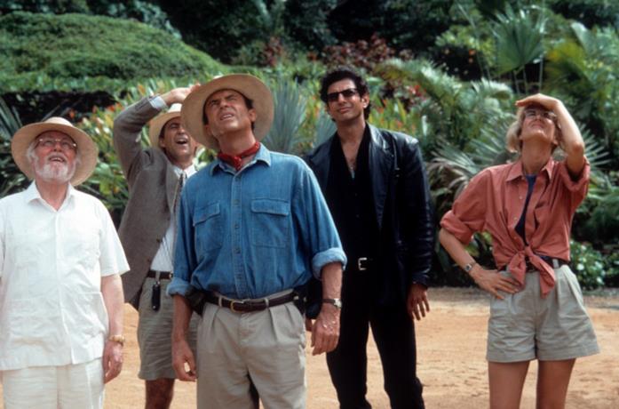 Jurassic Park: una scena del film