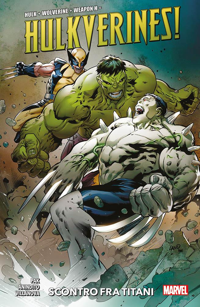 Hulk e Wolverine insieme nei fumetti Hulk e Wolverine combattono contro Weapon H