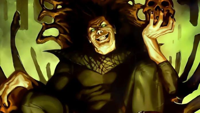 Incubo in un'illustrazione dei fumetti Marvel Un'immagine di Incubo tratta dalle pagine dei fumetti Marvel