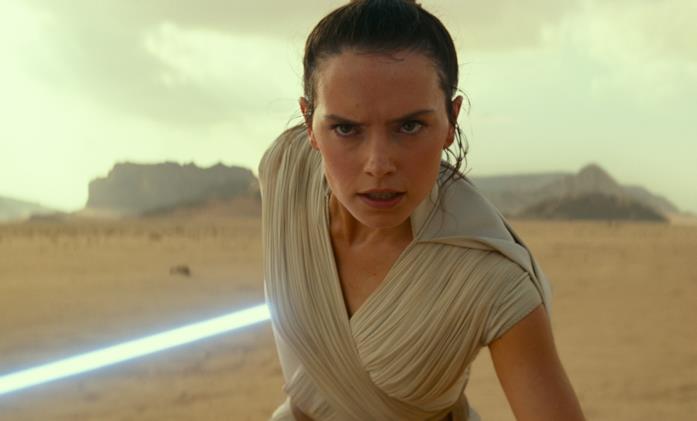 Rey sguaina la spada laser