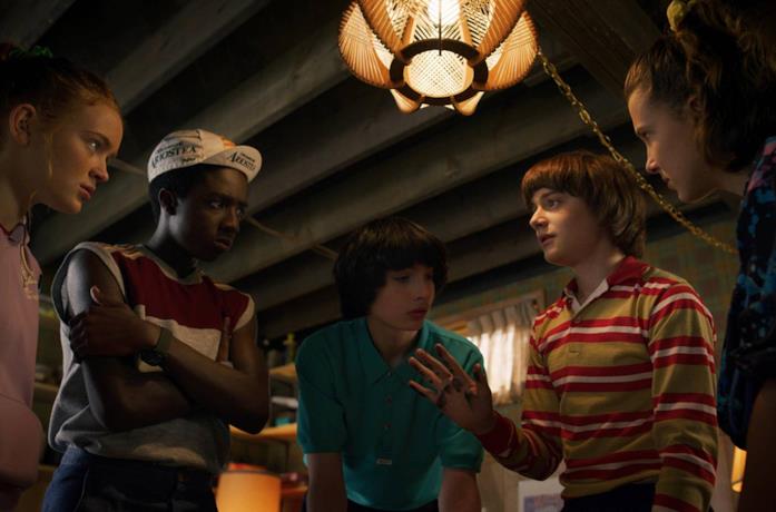 I protagonisti in Stranger Things 3