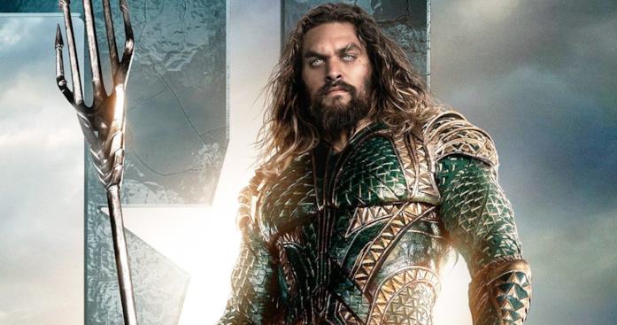 Jason Momoa nei panni di Aquaman