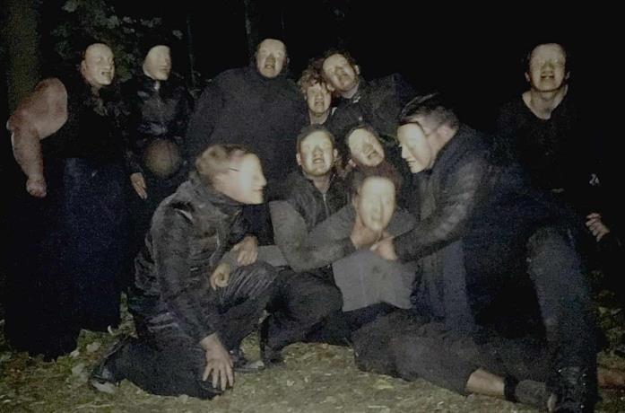 Una scena del cortometraggio di Jonathan Glazer The Fall