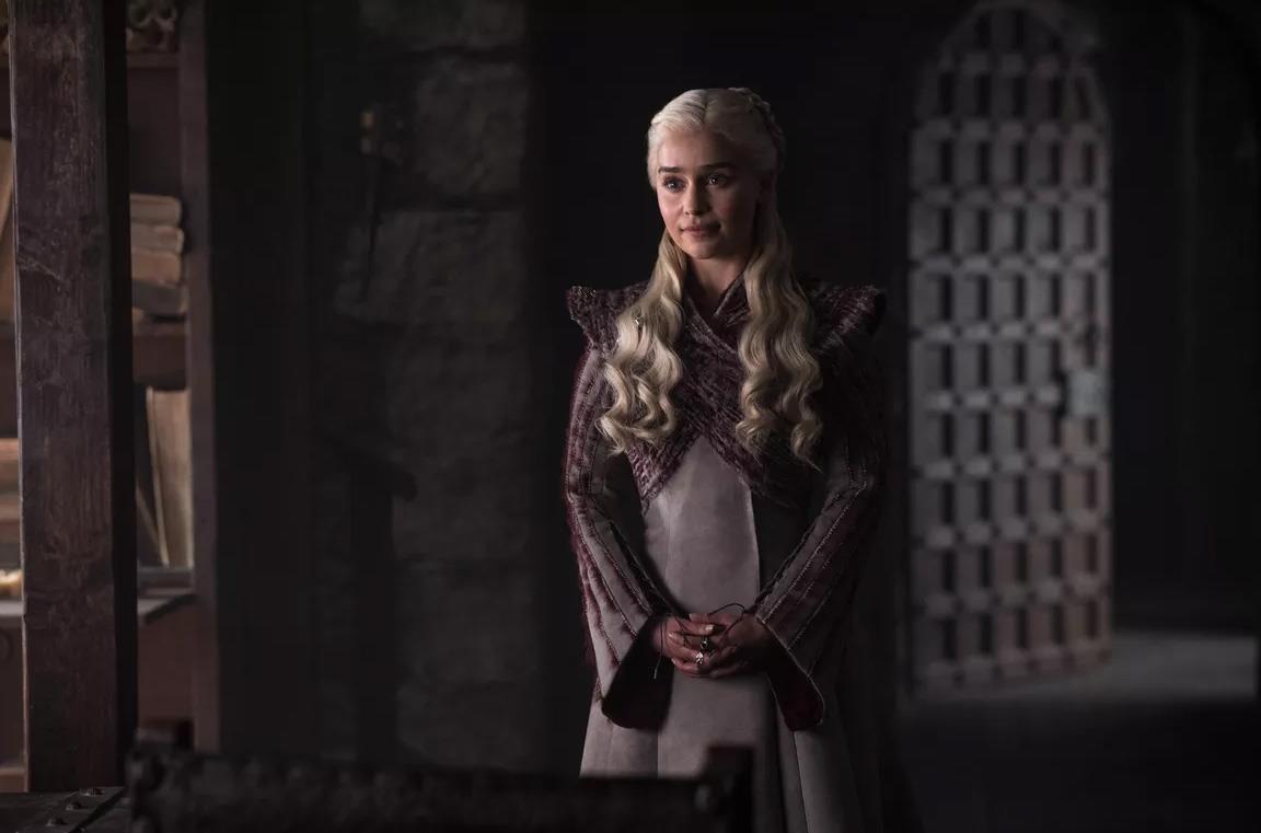 Emilia Clarke in Game of Thrones 8