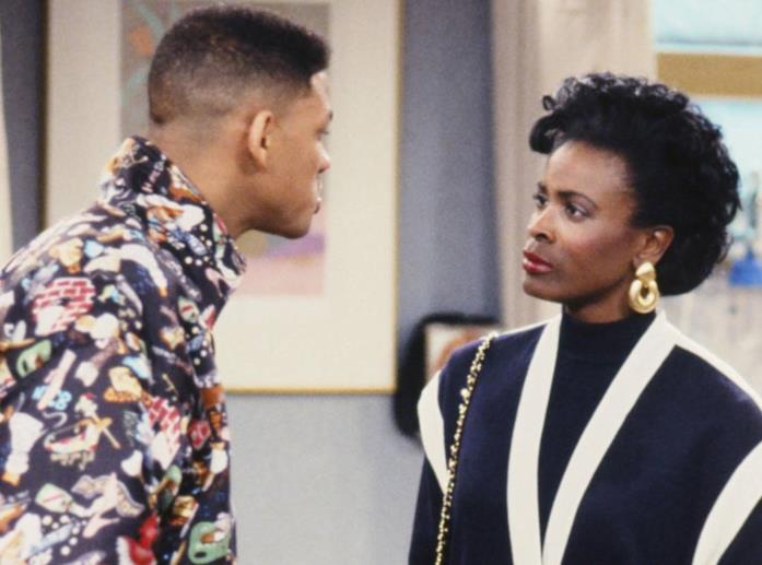 Will Smith e Janet Hubert-Whitten, astio durante Willy, il principe di Bel-Air Willy Smith e Vivian Banks di The Fresh Prince of Bel-Air