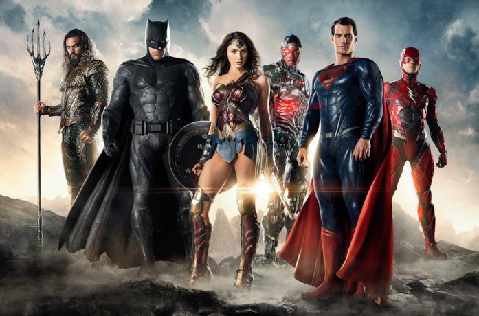 Immagine promozionale del cinecomic Justice League del 2017