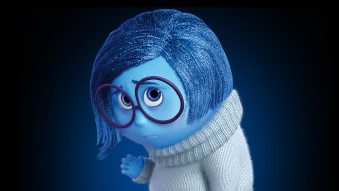 Primo piano di Tristezza, tratto dal film InsideOut