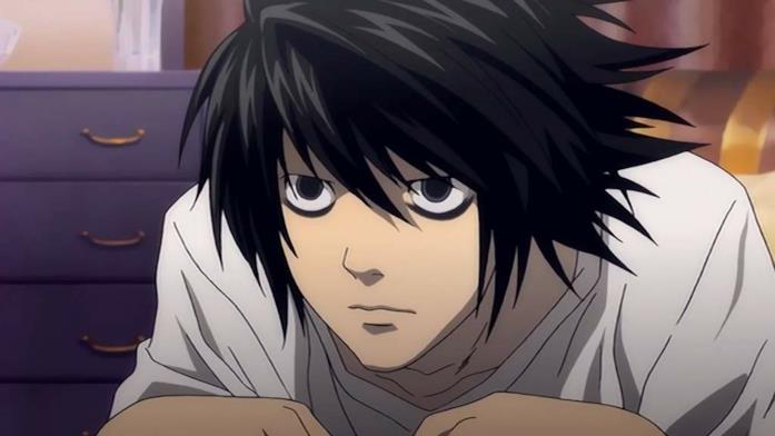 L, arcinemico di Light in Death Note L, il rappresentante della giustizia in Death Note
